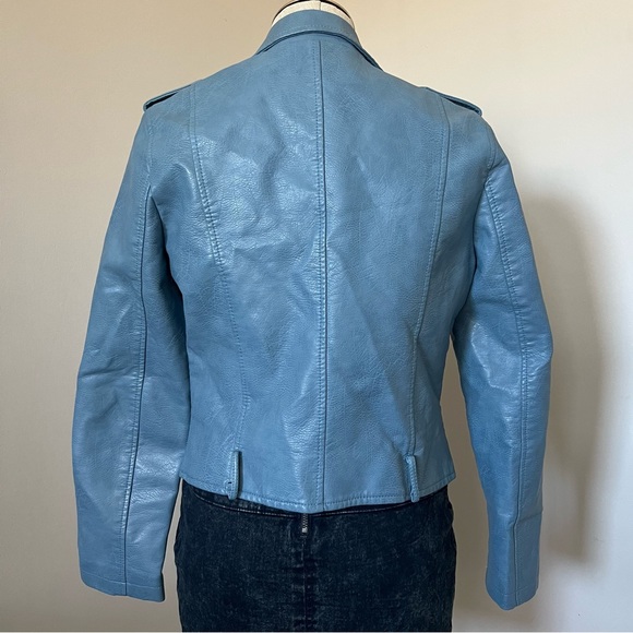 Fitaylor Vegan Leather Motorcycle Jacket - Picture 3 of 8